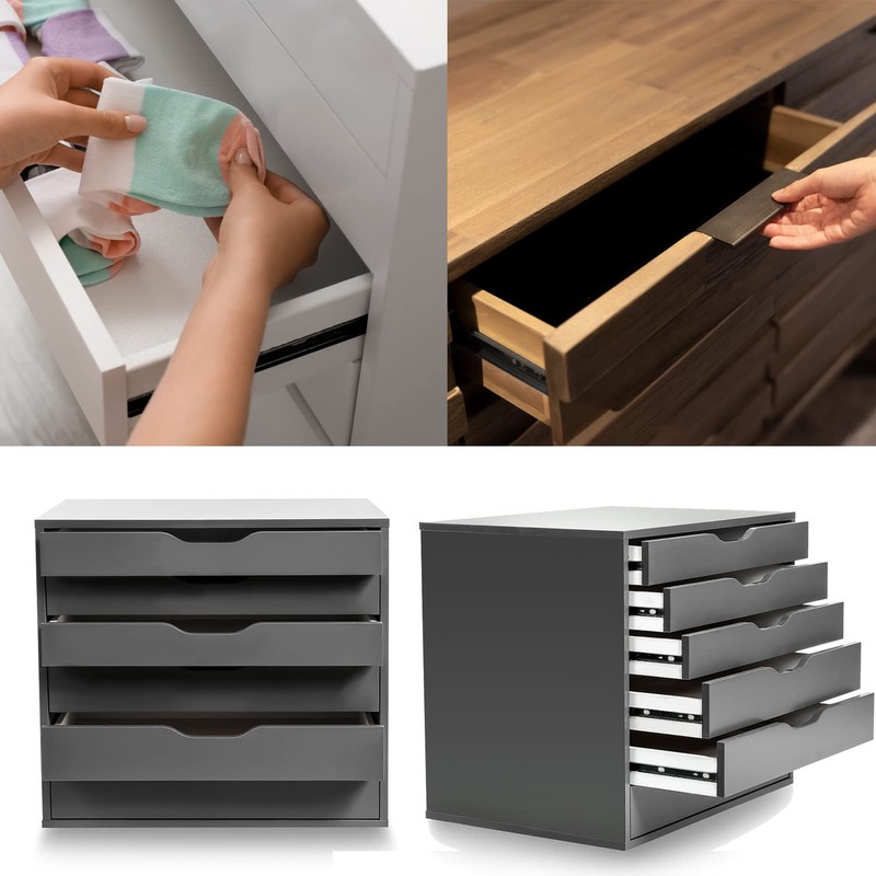 Neuhall Drawer Runners 310 mm Nut Height 17 mm Black