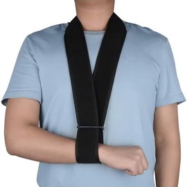 Arm Sling, Lightweight Adjustable Neck Support Collar Immobilizer Simple Arm Sling Breathable Shoulder Support for Men Women