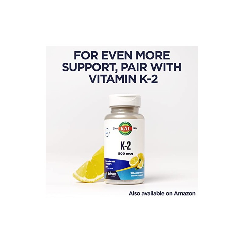 KAL D-3 1000 IU Chewable Softgels, Peppermint, 100 Count by