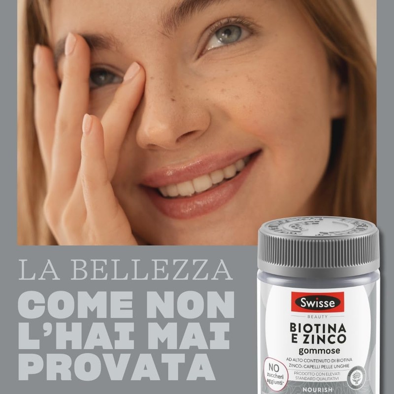 Swisse Biotina e Zinco - Integratore Biotina e Zinco per