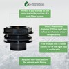eco-filtration - 25mm Threaded Tank Connector | Bulkhead PVC Plumbing