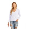 GRECERELLE Women's Cardigan Elegant Lightweight V-Neck Long Sleeve Button Down