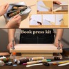 JUPEAN 45 Pcs Book Binding Kits, Bookbinding Kit Large Book