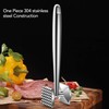 Aliglow Meat Tenderizer 304 Stainless Steel Hammer Mallet Tool Pounder