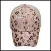 White Fang CA630 Mesh Cap, Leopard Pattern, Perforated, Hat, Sports,