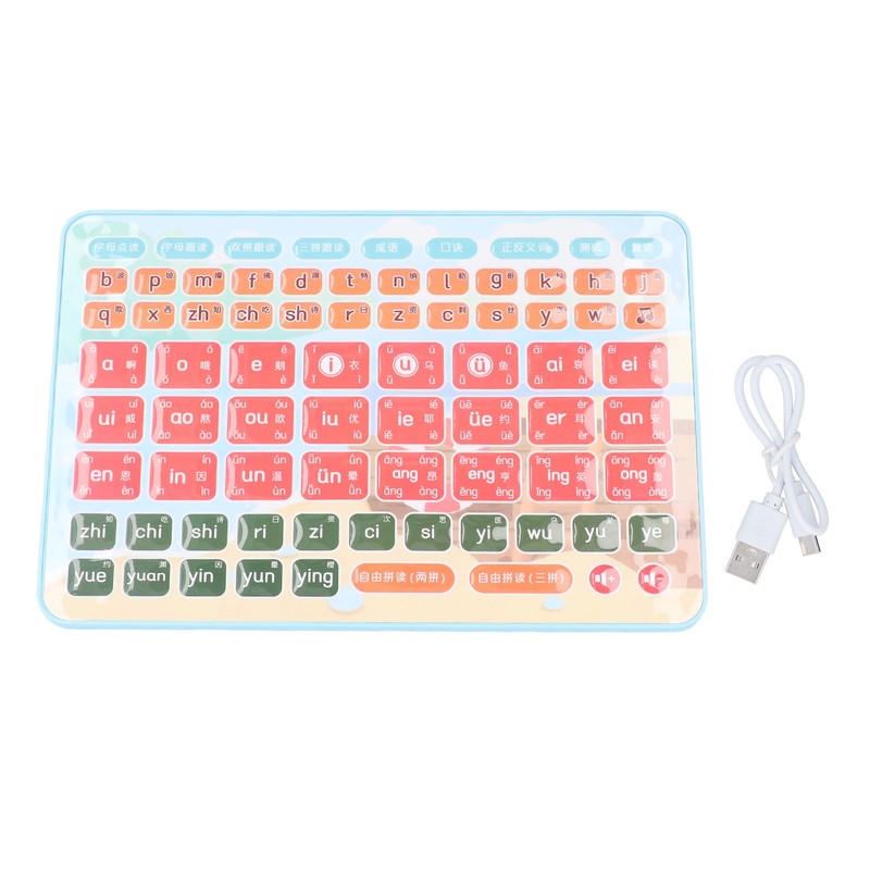 Kid Chinese Pinyin Learning Tablet Toddlers Pinyin Speaking Learning Pad