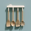 BytheTable Magnetic Wood Spatula Set – 4-Piece Natural Utensil Kit
