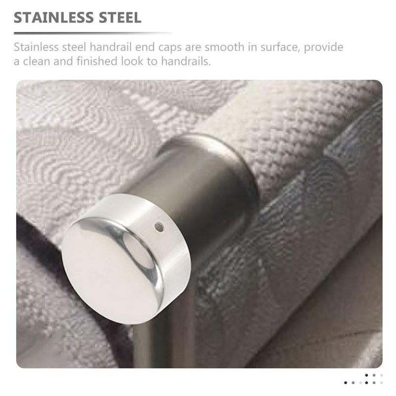 Hemobllo Handrail End Cap, 38 mm Handrail End Cap -