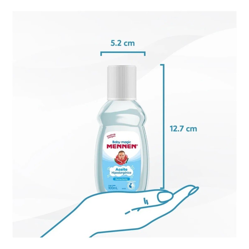 Aceite Para Bebe Mennen® Baby Magic, Hipoalergénico, 100ml