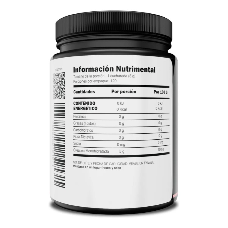 Creatine Power Women Nutripass 600g Creatina Monohidratada Sin Sabor