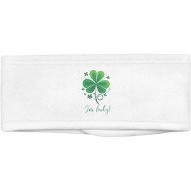 'I Am Lucky Text With Clover' Beauty Head Band/Hair Band (HB00030617)