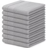 Homaxy 100% Cotton Dish Cloths, 8 Pack - 12 x