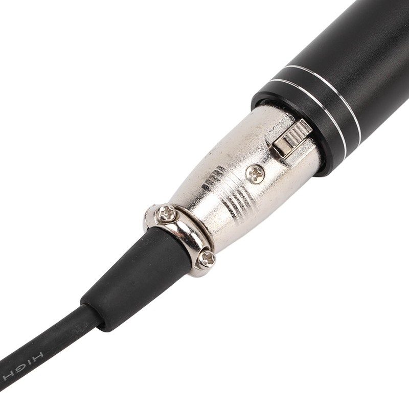 Interview Microphone Wired Portable Small Rustproof Anti Interference High Sensitivity