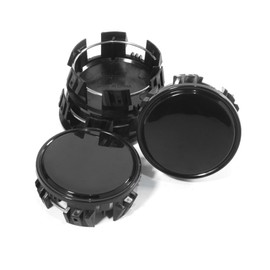 HowioZil 4Pcs 62mm(2.45in) Wheel Center Caps Wheel Rims Replacement PT280-03200-02 42603-YY340 42603-YY380 High Gloss Black Hub Caps, Compatible with Camry Avalon RAV4 Rim Caps