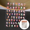 Christmas Embossed Object Nail Sticker 5D0100 / 크리스마스 엠보 오브제 네일스티커 5D0100