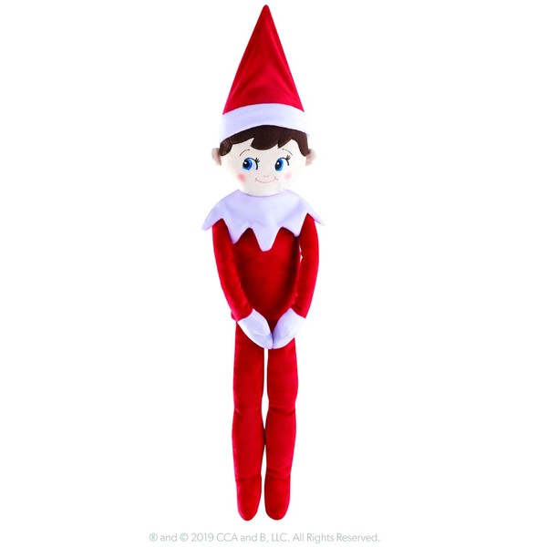 The Elf on the Shelf Plushee Pal Huggables : 27-Inch Premium Plush | Large Cuddly Boy Elf Teddy | Giant Plush Soft Toy Teddies from