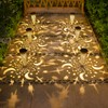 Go2garden Solar Lights Outdoor Decorative Stake Lights Waterproof with Moon