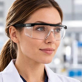 Protective Safety Glasses for Work & Cycling – Anti-Splash, Windproof and Dustproof Eyewear for Indoor & Outdoor Use