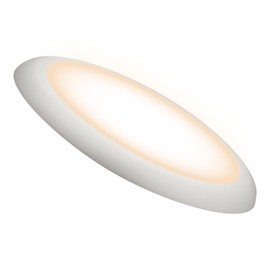 Ultralux 16" LED Flush Mount Ceiling Light – Dimmable, Slim Ceiling Light - Over 50,000 Hours of Energy Efficient LED Light - Multi-Purpose Easy-Install Light Fixture - (1 Pack, Warm White)