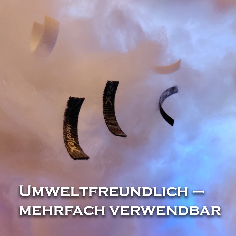 MatoSan® 10m Klett Kabelbinder - Zuschneidbares Klettband für Kabelmanagement -