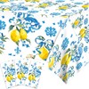Umimiss Lemon Tablecloth -Oilcloth Tablecloth,Wipe Clean Table Cloth Rectangular,Waterproof Washable