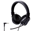 Elecom HS-KDGM01TBK Headset, For Children, Low Volume Specifications, Foldable, 0.1