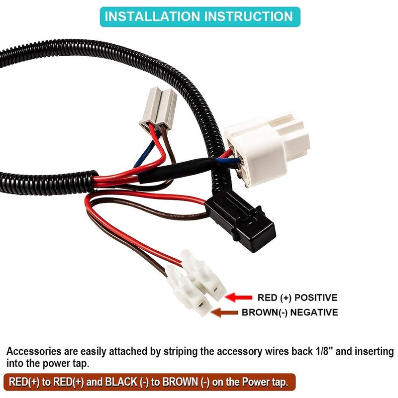 12 Volt Power Adapter fit for 2018-2020 2021 2022 2023