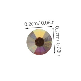 Minkissy Unique Shape Rhinestones Nail Gems for Art Hotfix Nail Charms Women Manicure