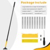 Heavy Duty Floor Scraper with 44.5” long handle, 4” Scraper