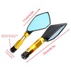 Rear View Side Mirrors Durable Aluminum Alloy Motorcycle Side Mirrors