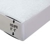 Vozbi Double Terry Towel Mattress Protector, Polycotton Mattress Protector, Waterproof