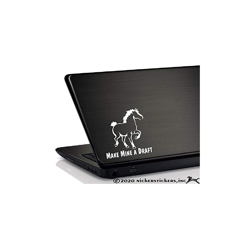 Make Mine A Draft ~ Belgian Draft Horse Trailer Vinyl