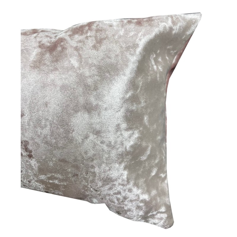 Classic Home Store Draught Excluder Pale Pink Crushed Velvet Door/Window