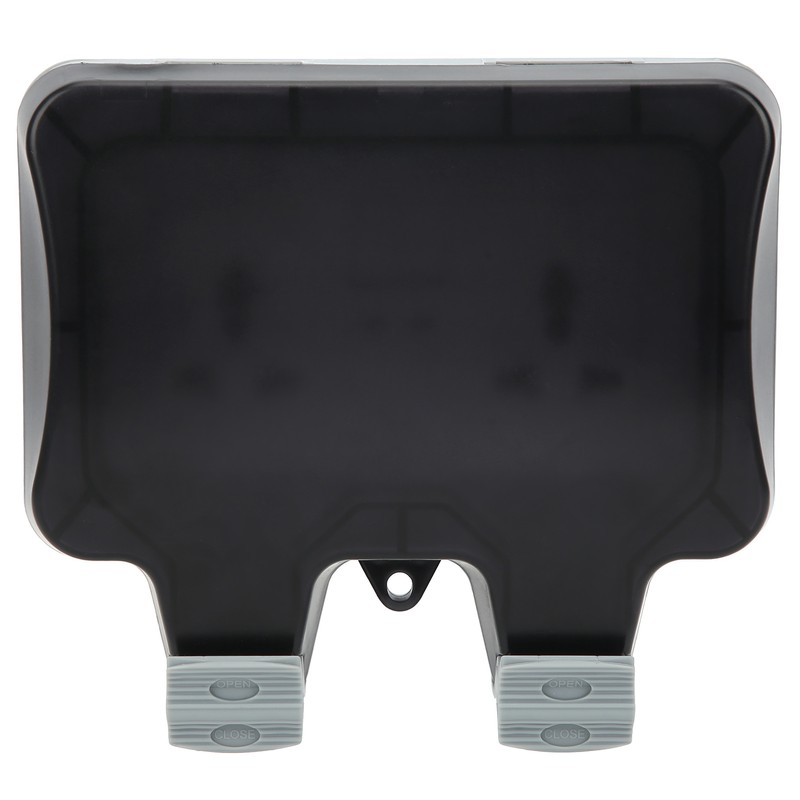 Outdoor Wall Power Socket with 2 3-Hole Socket 2 Switch