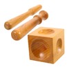 TEHAUX Wood Punch Kit Jewelry Making Tool Wooden Doming Dapping