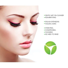 Lashfresh Eye & Lash Clean Mist Cleanser for Eyelash Extensions, False Eyelashes, No Rinse Needed, Travel Size, 8ml