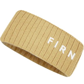 Firn Headband, Turban, Hair Band, Sweatproof, Sweat Absorbent, Quick Drying, Soft, Antibacterial, Deodorizing, Sports, Outdoors, Dance, Hair Clip, Embroidered Logo, Men's, Women's, Beige