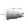 DZYDZR 10pcs GU10 to E26/E27 Edison Base Lamp Bulbs Sockets