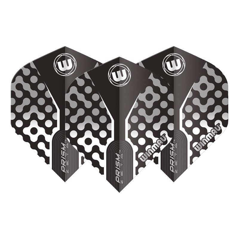 WINMAU Prism Zeta Pattern Design Extra Thick Dart Flights -