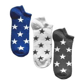 vitsocks Colourful funny cotton trainer socks for men and women (pack of 3) thin breathable, Multipack 3 (3 pairs)