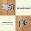 Keyless Combination Lock 3-Digit Combination Lock for Doors & Drawers
