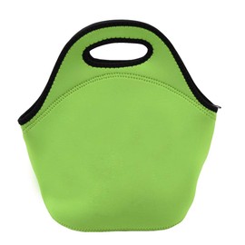 Insulated Neoprene Lunch Bag Gourmet Tote Cooler Warm Pouch for School Work Office (Green)
