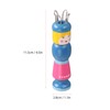 Wooden Knitter Spool Educational Doll Shape Portable Knitting Tool Kit
