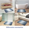 Tapetes De Baño Suave Y Absorbente Antideslizante 50x76cm
