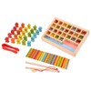 Wooden Magnetic Fishing Game Safe Letters Cognition Preschool Gift for