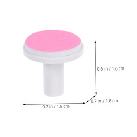 Outanaya 24pcs Electric Nail File Heads Replacement Pads for Adult Nail Trimmers Durable Grinding Heads