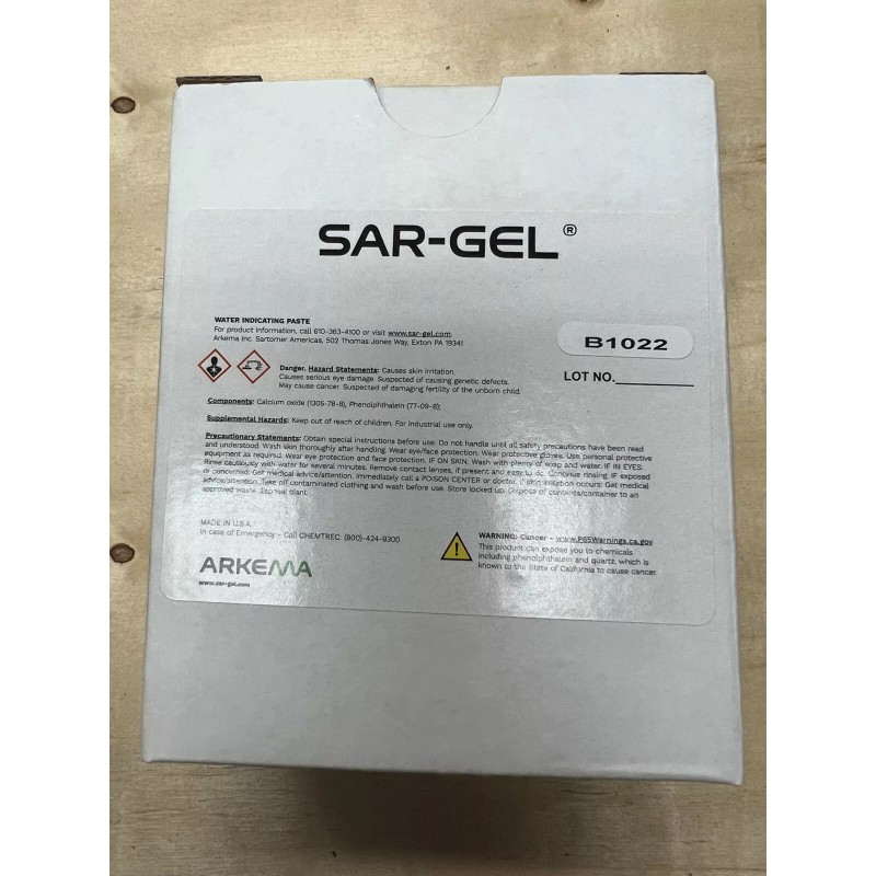 Sargel SAR-GEL BLUE 1oz. WATER/PHASE SEPARATION INDICATING PASTE.