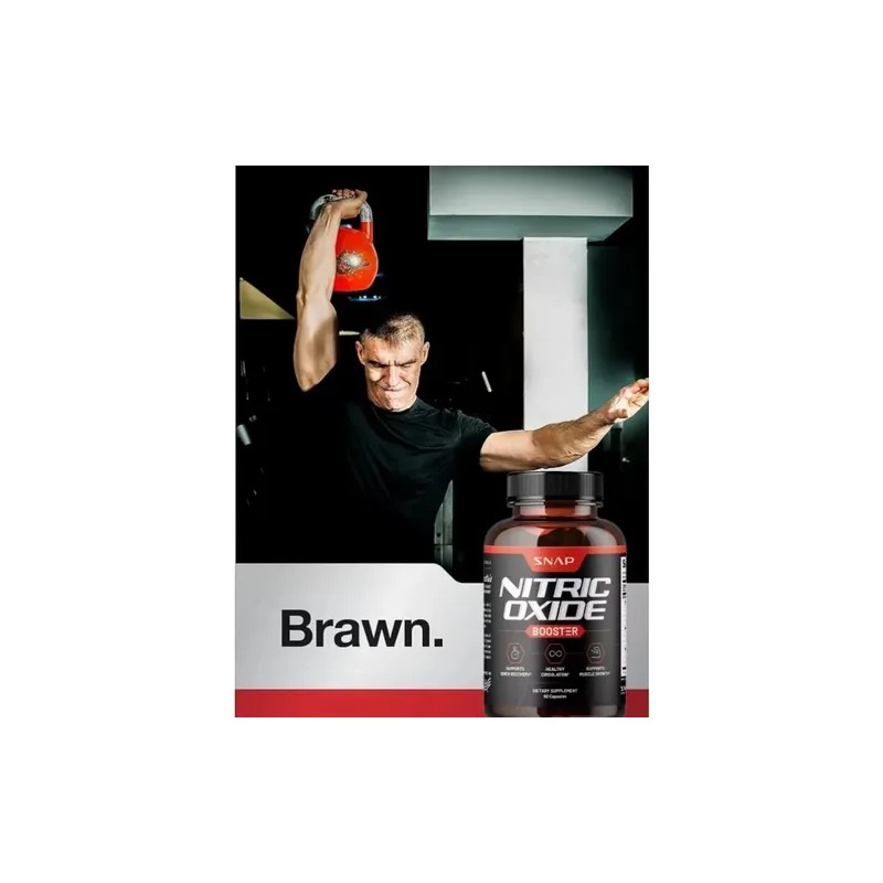 Snap Supplements - Potenciador De Óxido Nítrico 60 Cap