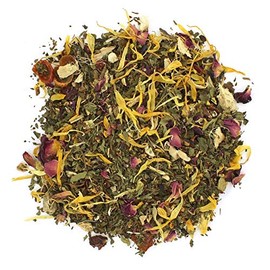 Ayurvedic Total Body Wellness Tea Pouches - 4oz | Loose Leaf Herbal Blend | Well Being Herbal Infusion with Lemongrass Fennel Rosehip and Cinnamon | Caffeine Free for Balance and Comfort