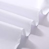 Homehold Hookless White Shower Curtain, Fabric Bath Curtain For Bathroom,
